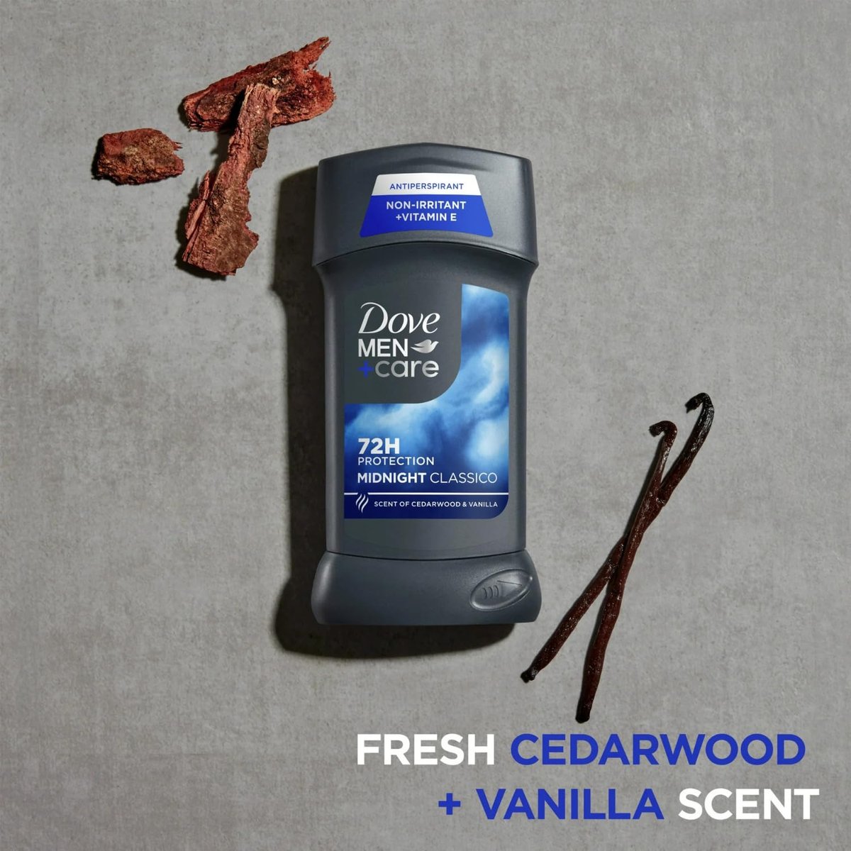 Dove Men+Care Antiperspirant Deodorant Midnight Classico, 2.7 oz (Pack of 4) – 72-Hour Sweat & Odor Protection Avelisse