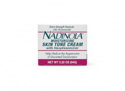 Nadinola Moisturizing Skin Tone Cream with Niacinamide and Hexylresorcinol – 2.25 oz