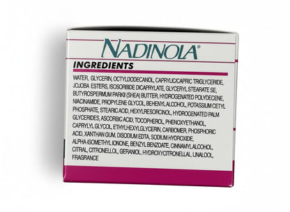 Nadinola Moisturizing Skin Tone Cream with Niacinamide and Hexylresorcinol – 2.25 oz