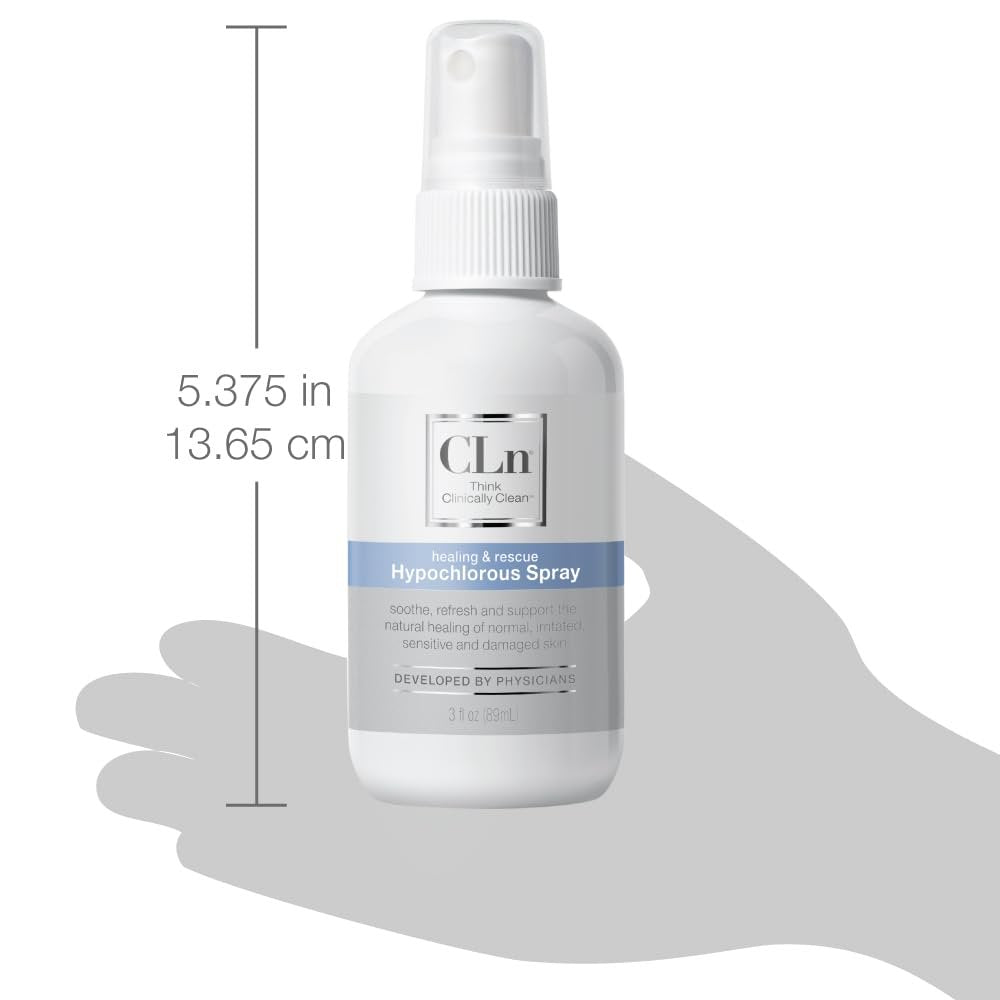CLn Hypochlorous Spray - Daily Cleansing Spray for Minor Skin Cuts and Lacerations, 3 fl. oz. - görsel 13