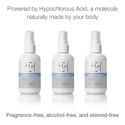 CLn Hypochlorous Spray - Daily Cleansing Spray for Minor Skin Cuts and Lacerations, 3 fl. oz.