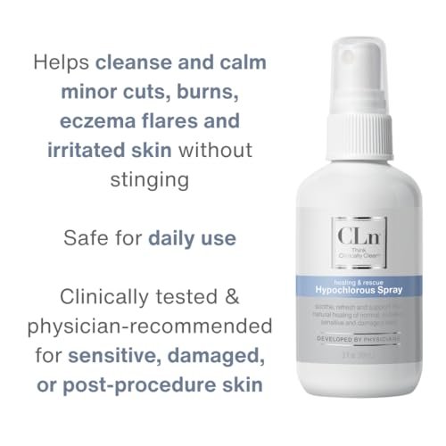 CLn Hypochlorous Spray - Daily Cleansing Spray for Minor Skin Cuts and Lacerations, 3 fl. oz. - görsel 8