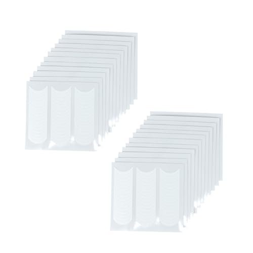 Moon Shape French Manicure Stickers - 24 Sheets Self-Adhesive Nail Art Stencils & Smile Line Guides for Women and Girls (Over 1000 Pieces) - görsel 2