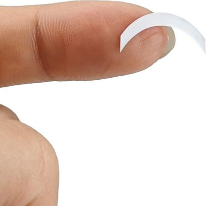 Moon Shape French Manicure Stickers - 24 Sheets Self-Adhesive Nail Art Stencils & Smile Line Guides for Women and Girls (Over 1000 Pieces)