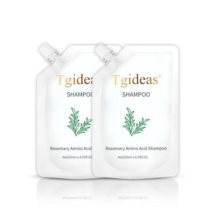 Tgideas Rosemary Biotin Amino Acid Shampoo for Hair Growth – Thinning Hair Loss Treatment for Women and Men, 8.45 fl oz (Pack of 2)