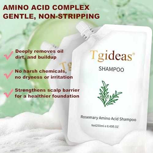 Tgideas Rosemary Biotin Amino Acid Shampoo for Hair Growth – Thinning Hair Loss Treatment for Women and Men, 8.45 fl oz (Pack of 2) - görsel 4