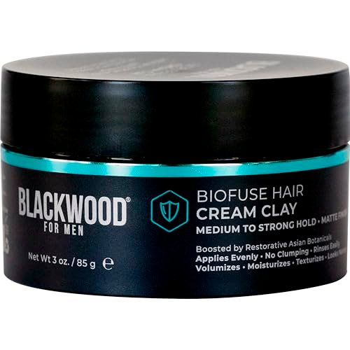 Blackwood For Men BioFuse Hair Cream Clay - Matte Finish, Medium to Strong Hold, Natural Styling Aid, 3 oz - görsel 2