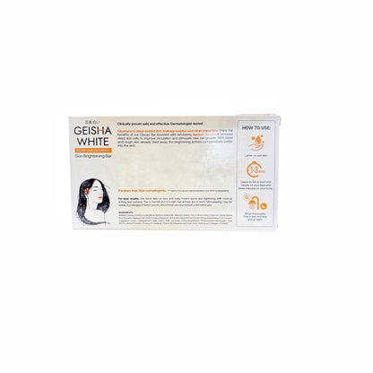 Geisha White Intense Skin Cleansing Bar - 3 Bars x 65g | Gentle & Effective Cleansing Avelisse