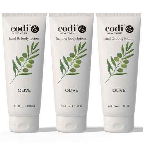 CodiNCodi Olive Lotion Nourishing and Rejuvenating Hand & Body Lotion, 3.3 oz - 3 Pack (9.9 oz Total) Avelisse