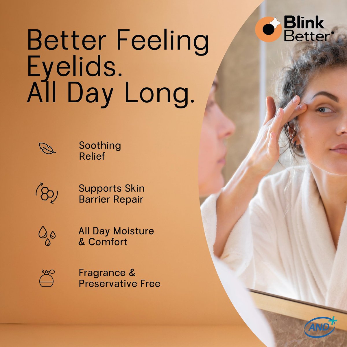 BlinkBetter BetterLids Restore Eyelid Cream – Hydrating Barrier Support for Dry, Itchy, Red & Sensitive Eyelids – Lightweight Daily Formula with 3% Oat & Ceramides, 1 fl oz - görsel 5