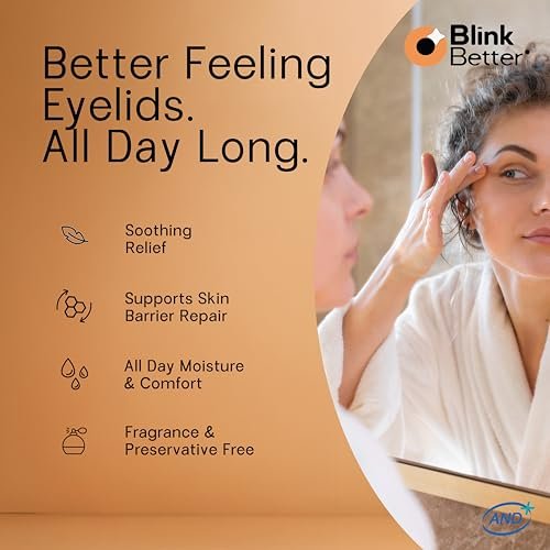 BlinkBetter BetterLids Restore Eyelid Cream – Hydrating Barrier Support for Dry, Itchy, Red & Sensitive Eyelids – Lightweight Daily Formula with 3% Oat & Ceramides, 1 fl oz - görsel 6