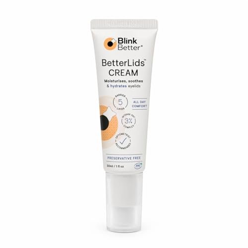 BlinkBetter BetterLids Restore Eyelid Cream – Hydrating Barrier Support for Dry, Itchy, Red & Sensitive Eyelids – Lightweight Daily Formula with 3% Oat & Ceramides, 1 fl oz - görsel 2