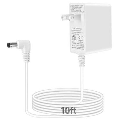 Getop 10ft Charger Compatible with Spectra S1, S2, Plus, S3 Pro, Synergy Gold, SPS100, SPS200 - White Avelisse