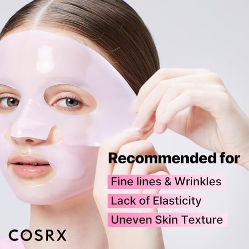 COSRX The Peptide Collagen Lifting Glow Hydrogel Face Mask - 1 Sheet, Korean Skincare, Travel Essentials, Overnight Mask - görsel 6