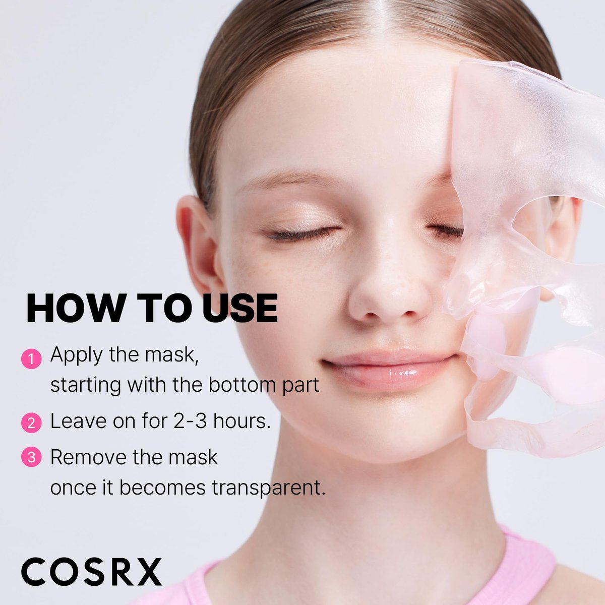 COSRX The Peptide Collagen Lifting Glow Hydrogel Face Mask - 1 Sheet, Korean Skincare, Travel Essentials, Overnight Mask - görsel 9