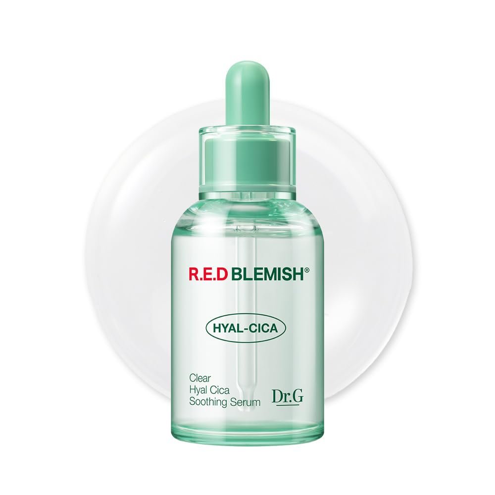 Dr. G R.E.D. Blemish Clear Hyal-Cica Soothing Serum – Korean Hydrating Serum with Hyaluronic Acid & Centella Asiatica for All Skin Types, 1.69 fl oz Avelisse