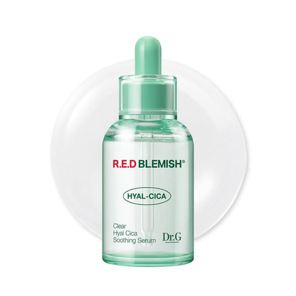 Dr. G R.E.D. Blemish Clear Hyal-Cica Soothing Serum – Korean Hydrating Serum with Hyaluronic Acid & Centella Asiatica for All Skin Types, 1.69 fl oz Avelisse