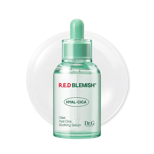 Dr. G R.E.D. Blemish Clear Hyal-Cica Soothing Serum – Korean Hydrating Serum with Hyaluronic Acid & Centella Asiatica for All Skin Types, 1.69 fl oz Avelisse