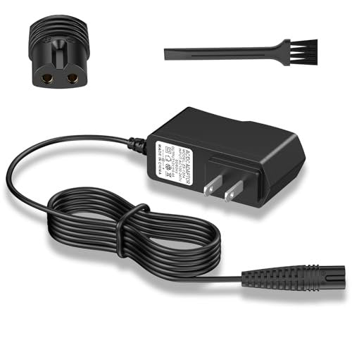 12V Charger Fit for Braun Shaver Series 1 3 5 7 9, 5FT Charging Cord for Braun 310s 340s 740s 3040s 7020s 9330s 760cc 790cc 5190cc 7085cc 7865cc 9090cc 9095cc 9290cc 9385cc 9577cc Electric Trimmer - görsel 2