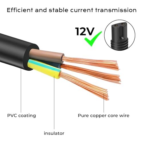 12V Charger Fit for Braun Shaver Series 1 3 5 7 9, 5FT Charging Cord for Braun 310s 340s 740s 3040s 7020s 9330s 760cc 790cc 5190cc 7085cc 7865cc 9090cc 9095cc 9290cc 9385cc 9577cc Electric Trimmer - görsel 8