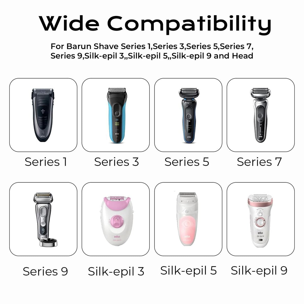 12V Charger Fit for Braun Shaver Series 1 3 5 7 9, 5FT Charging Cord for Braun 310s 340s 740s 3040s 7020s 9330s 760cc 790cc 5190cc 7085cc 7865cc 9090cc 9095cc 9290cc 9385cc 9577cc Electric Trimmer - görsel 3