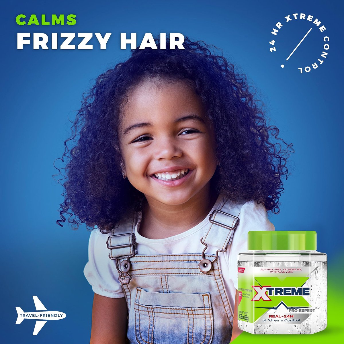 Xtreme Pro-Expert Clear Hair Styling Gel, Alcohol Free 24-Hours Xtreme Control With Aloe Vera, 3.38 Oz Jar (Pack of 6) - görsel 9