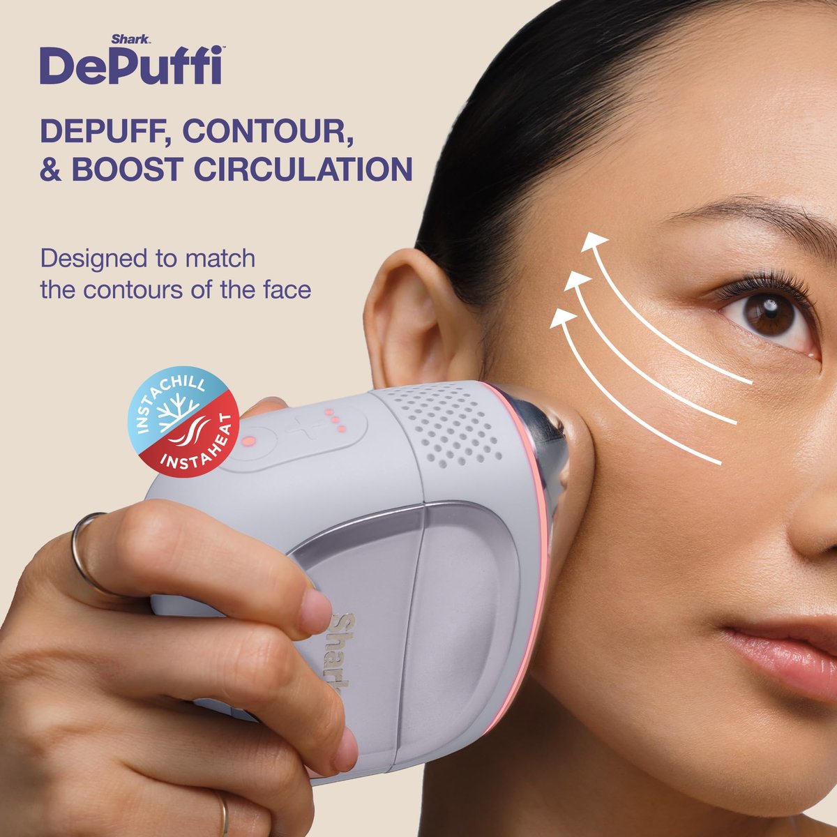 Shark FacialPro Glow At-Home Hydro-Powered Facial System with DePuffi Hot & Cold Therapy – Professional Spa Skincare Device for Pore Cleansing, Hydration & Radiant Glow, Lilac, FH320PL Avelisse