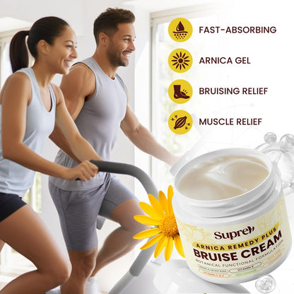 SupreH Arnica Bruise Cream Extra Strength with Vitamin K, C, E, Niacinamide & Ceramide for Bruising, Swelling, Discoloration & Thin Skin - 1 oz Avelisse