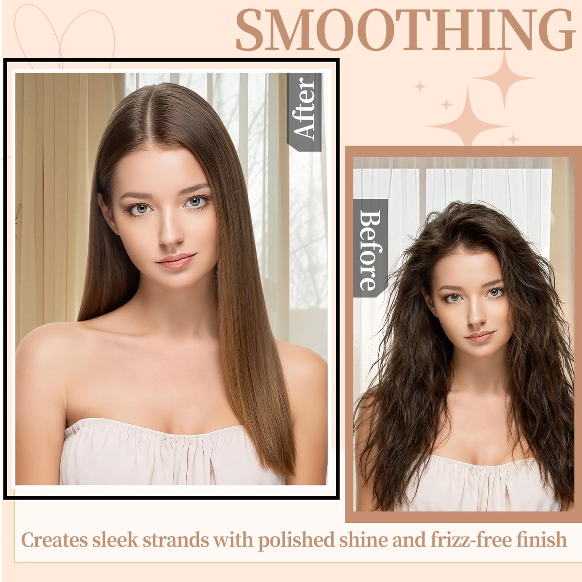 ZEPHBLOW Upgraded Round Volumizing Brush for Dyson Airwrap - Flexible Bristles for Root Lift & Frizz Control - Compatible with Airwrap HS01/05/08 (Gold) Avelisse