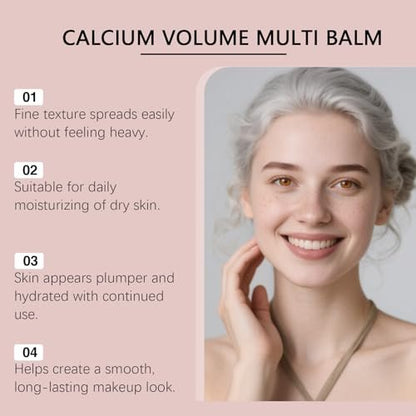 FullMeet Calcium Multi Balm – Wrinkle Core Stick with Korean Collagen for Anti-Aging, Hydrating, and Firming Skin – Suitable for Eyes, Neck, Face (9g) Avelisse