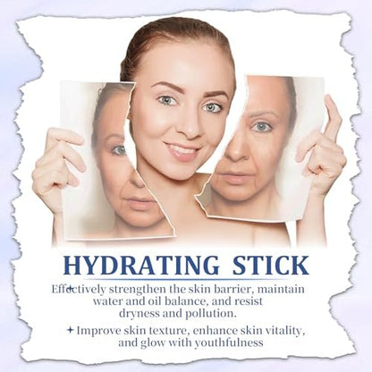 EOIRULA Calcium Multi Balm 2-Pack: Korean Collagen Moisturizing Stick for Eyes, Face & Neck – Anti-Aging & Hydrating