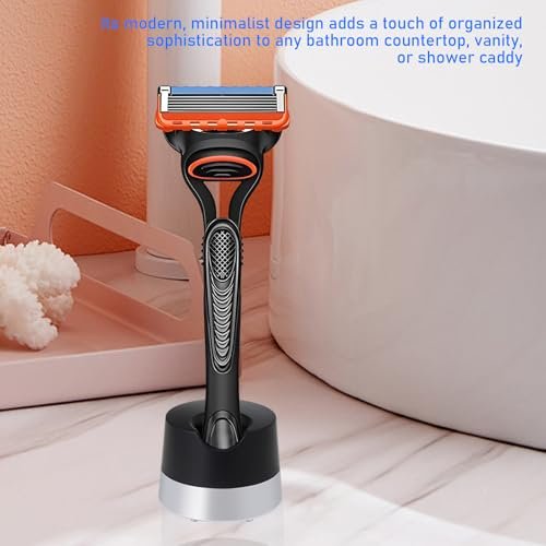 YINARONG Razor Stand Holder – Alloy Metal with Drainage Hole, Universal Fit for Most Razors, Scratch-Resistant Compatible with Gillette - görsel 8