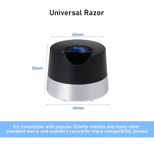 YINARONG Razor Stand Holder – Alloy Metal with Drainage Hole, Universal Fit for Most Razors, Scratch-Resistant Compatible with Gillette - görsel 6