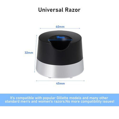 YINARONG Razor Stand Holder – Alloy Metal with Drainage Hole, Universal Fit for Most Razors, Scratch-Resistant Compatible with Gillette