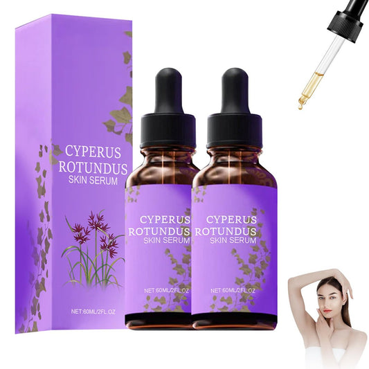 2-Pack Cyperus Rotundus Skin Serum - Natural Organic Oil for Hair Removal & Reducing Body Hair Growth, Moisturizing, Suitable for All Skin Types, 1 Fl Oz Each Avelisse