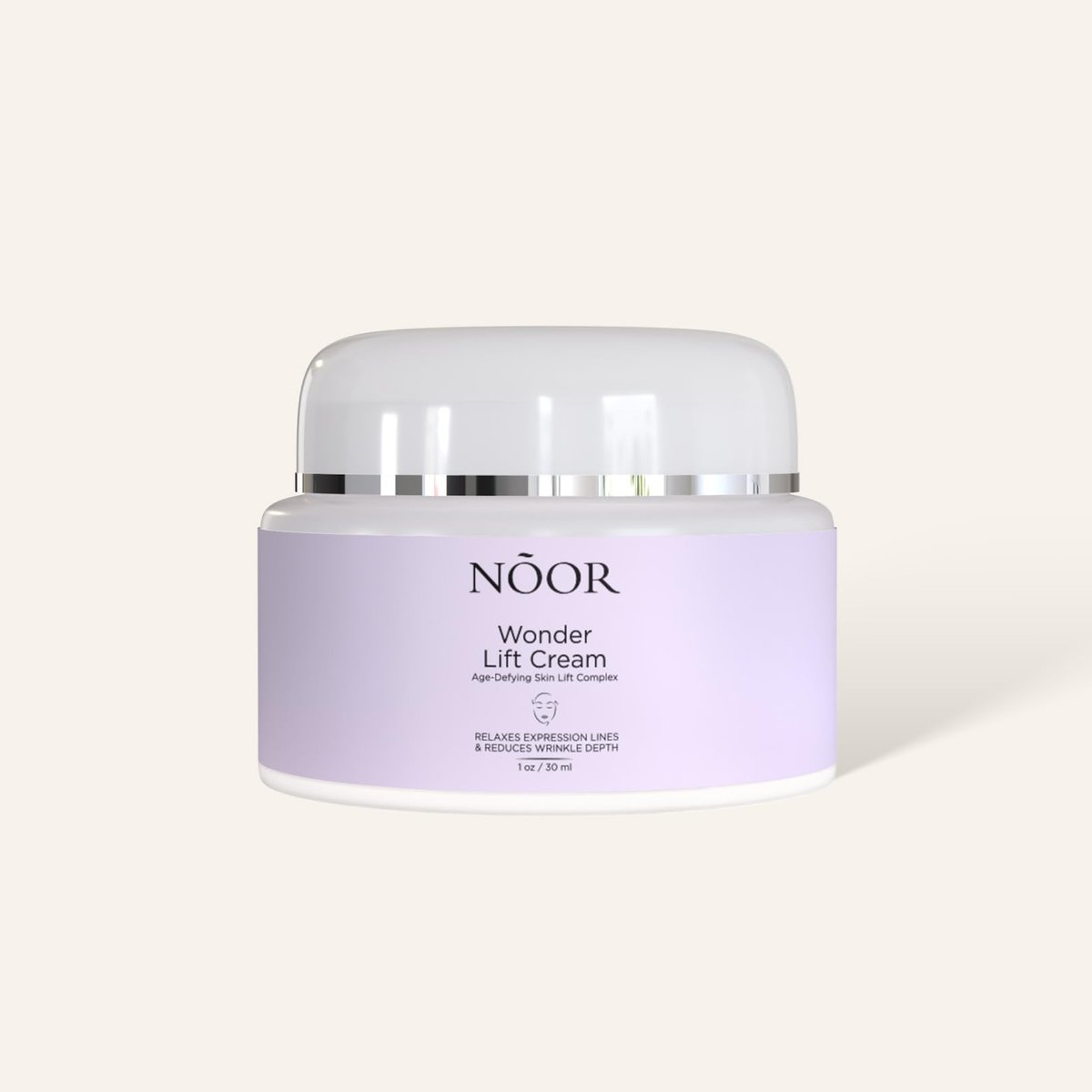 Noor Wonder Lift Cream for Women - Natural Anti-Aging Wrinkle Treatment with Syn-Ake Blend, 1 Fl Oz Avelisse