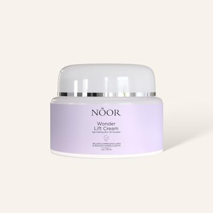 Noor Wonder Lift Cream for Women - Natural Anti-Aging Wrinkle Treatment with Syn-Ake Blend, 1 Fl Oz Avelisse