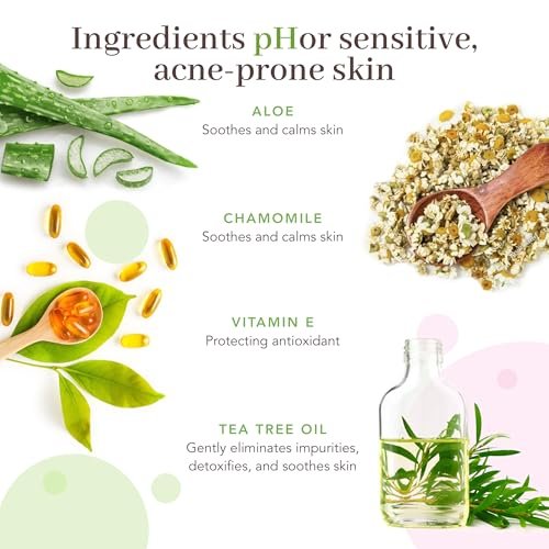 pHisoderm Anti-Blemish Body Wash for Acne-Prone Skin, pH Balanced with Salicylic Acid and Hyaluronic Acid, 3 x 10 fl oz Avelisse