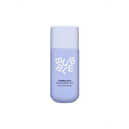 Bubble Skincare Cosmic Silk Hydrating Milky Toner - Ceramide-Rich Face Toner for Dry, Dehydrated Skin with Hyaluronic Acid, Maple Sap Water, Allantoin - Radiant, Glazed Look (100ml)