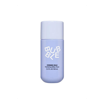 Bubble Skincare Cosmic Silk Hydrating Milky Toner - Ceramide-Rich Face Toner for Dry, Dehydrated Skin with Hyaluronic Acid, Maple Sap Water, Allantoin - Radiant, Glazed Look (100ml)