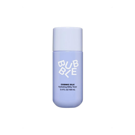 Bubble Skincare Cosmic Silk Hydrating Milky Toner - Ceramide-Rich Face Toner for Dry, Dehydrated Skin with Hyaluronic Acid, Maple Sap Water, Allantoin - Radiant, Glazed Look (100ml)
