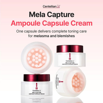 CENTELLIAN 24 Madeca Mela Capture Ampoule Capsule Cream – Anti-Aging Face Moisturizer with Peptides & Centella Asiatica, Hydrating Korean Skincare (1.85 oz / 55ml) Avelisse