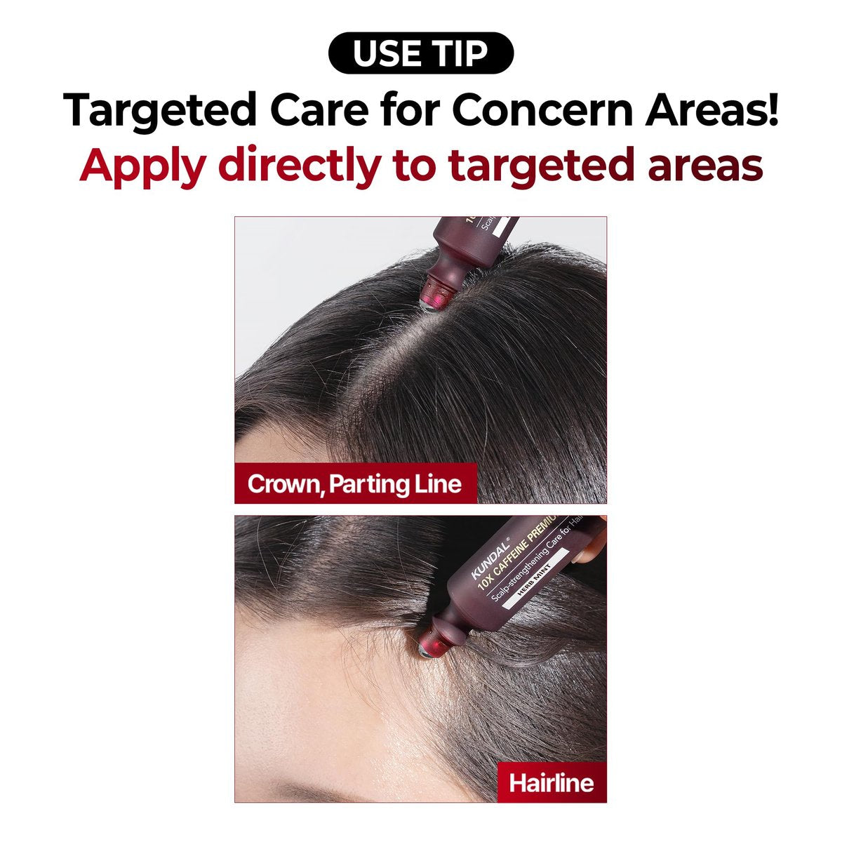 KUNDAL Hair Loss Serum Roll-on 10X Caffeine for Stronger Roots | Cooling Menthol & Botanical Hair Regrowth | Korean Scalp Wellness Care for Thinning Hair (0.33 fl oz) Avelisse