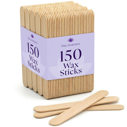 150 Wax Strips for Hair Removal – Extra-Large Non-Woven Strips for Legs, Arms, Back & Body – Works with All Soft Waxes – Salon & Home Use