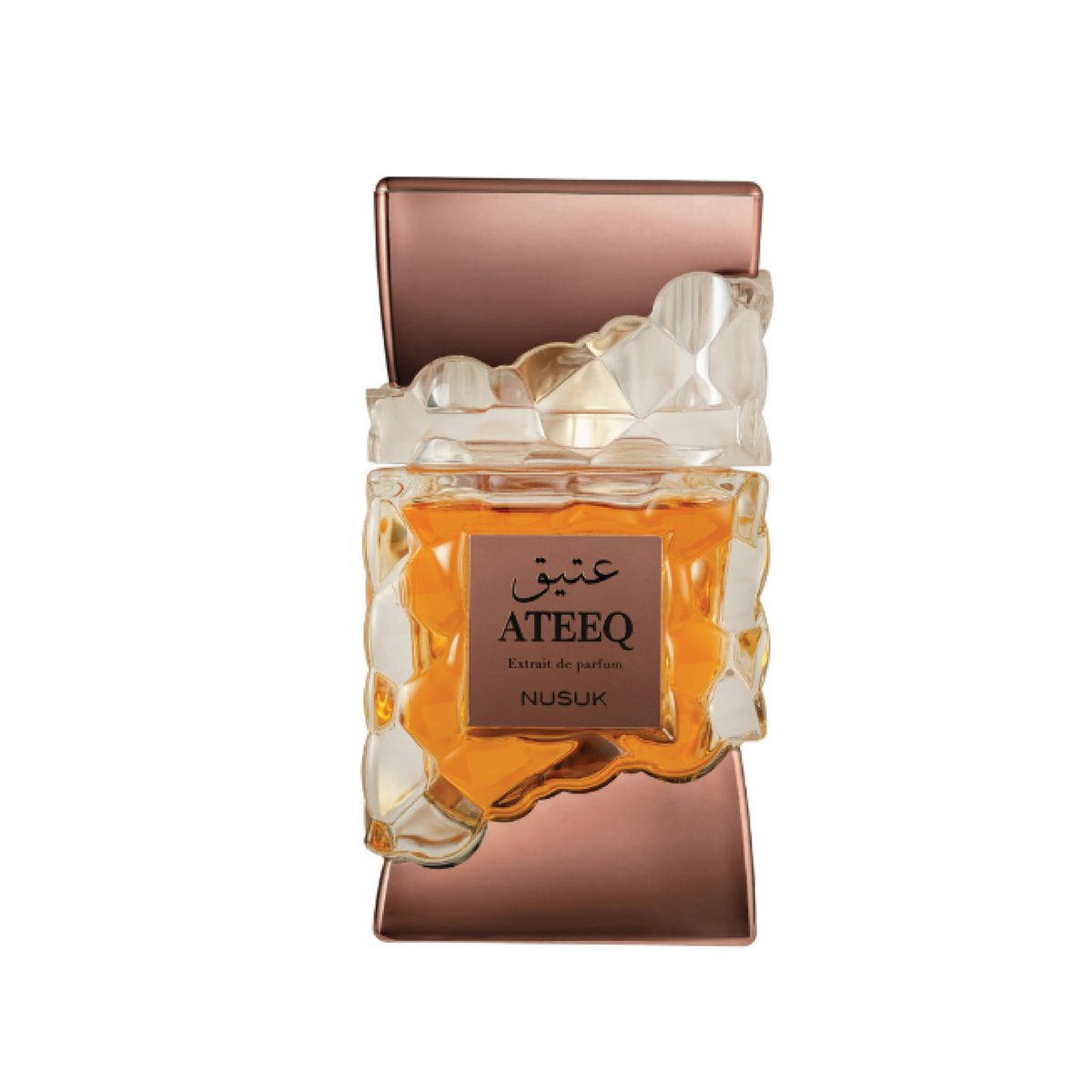 Nusuk Ateeq Perfume for Men – Long Lasting Extrait De Parfum with Citrus, Spice & Woody Notes – Bold Masculine Luxury Fragrance 100ml Avelisse