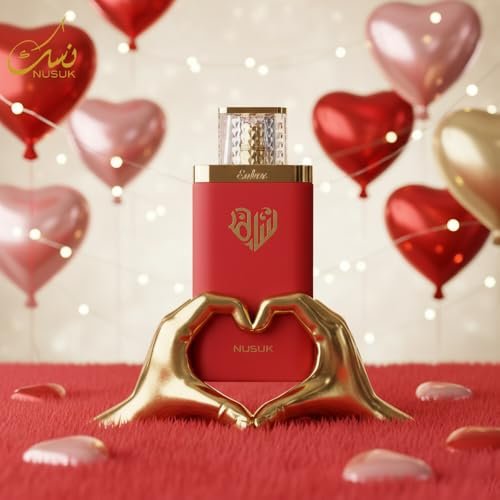 Nusuk Saher Extrait de Parfum for Women – Long-Lasting Luxury Perfume with Apple, Jasmine, Rose & Vanilla Notes, 100ml Avelisse