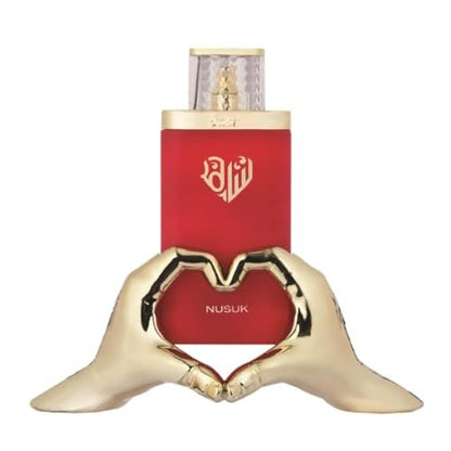 Nusuk Saher Extrait de Parfum for Women – Long-Lasting Luxury Perfume with Apple, Jasmine, Rose & Vanilla Notes, 100ml Avelisse
