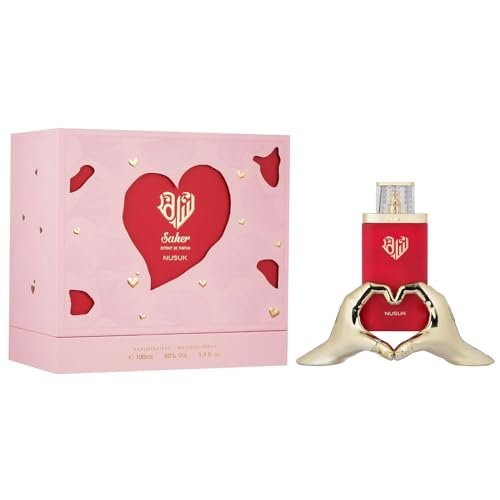 Nusuk Saher Extrait de Parfum for Women – Long-Lasting Luxury Perfume with Apple, Jasmine, Rose & Vanilla Notes, 100ml Avelisse