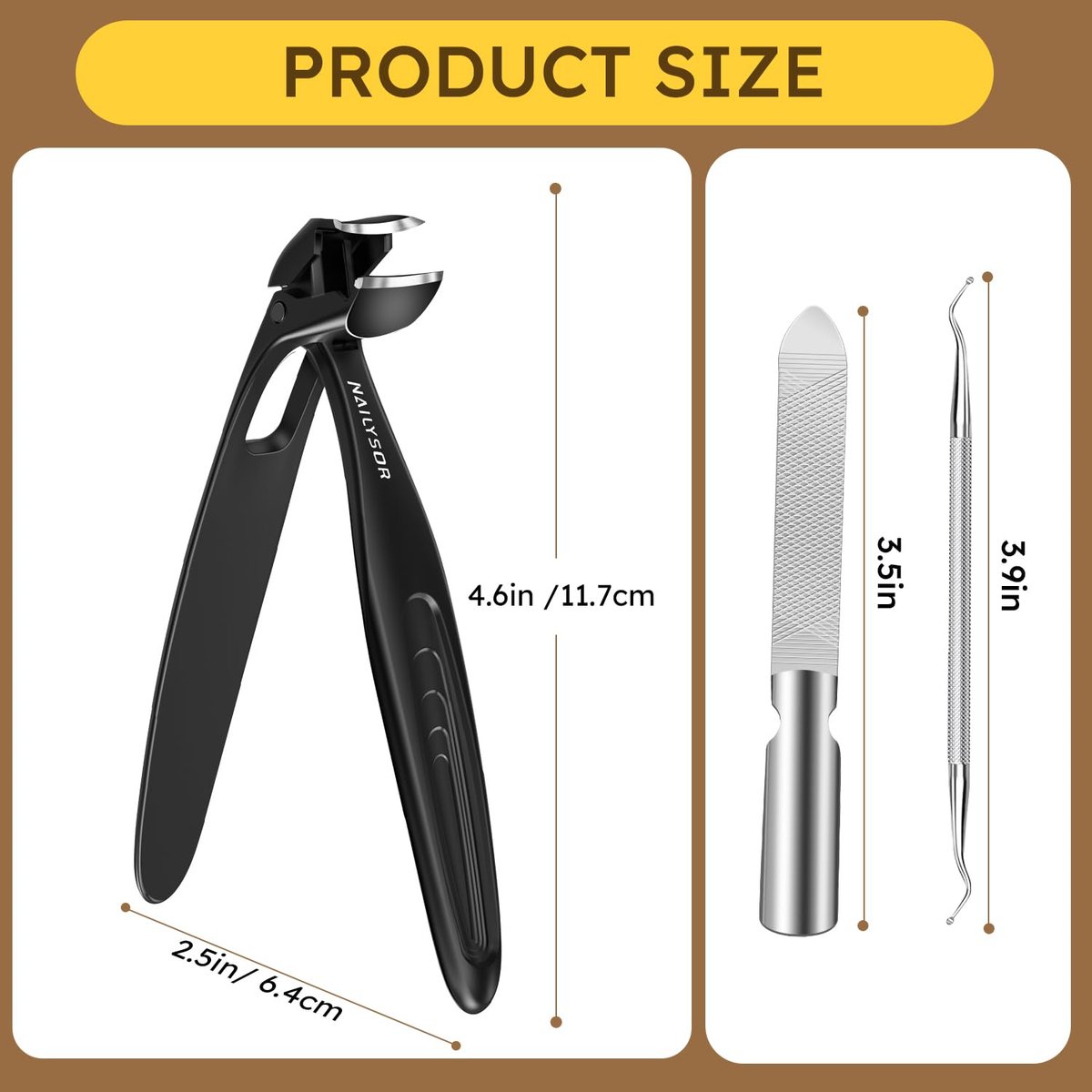 Upgrade Extended Toenail Clippers for Thick Toenails – Long Handled Nail Clippers for Seniors, Large Fingernail Clipper Angled Head with Catcher, Ergonomic Wide Opening Heavy Duty Cutter for Men Women Avelisse