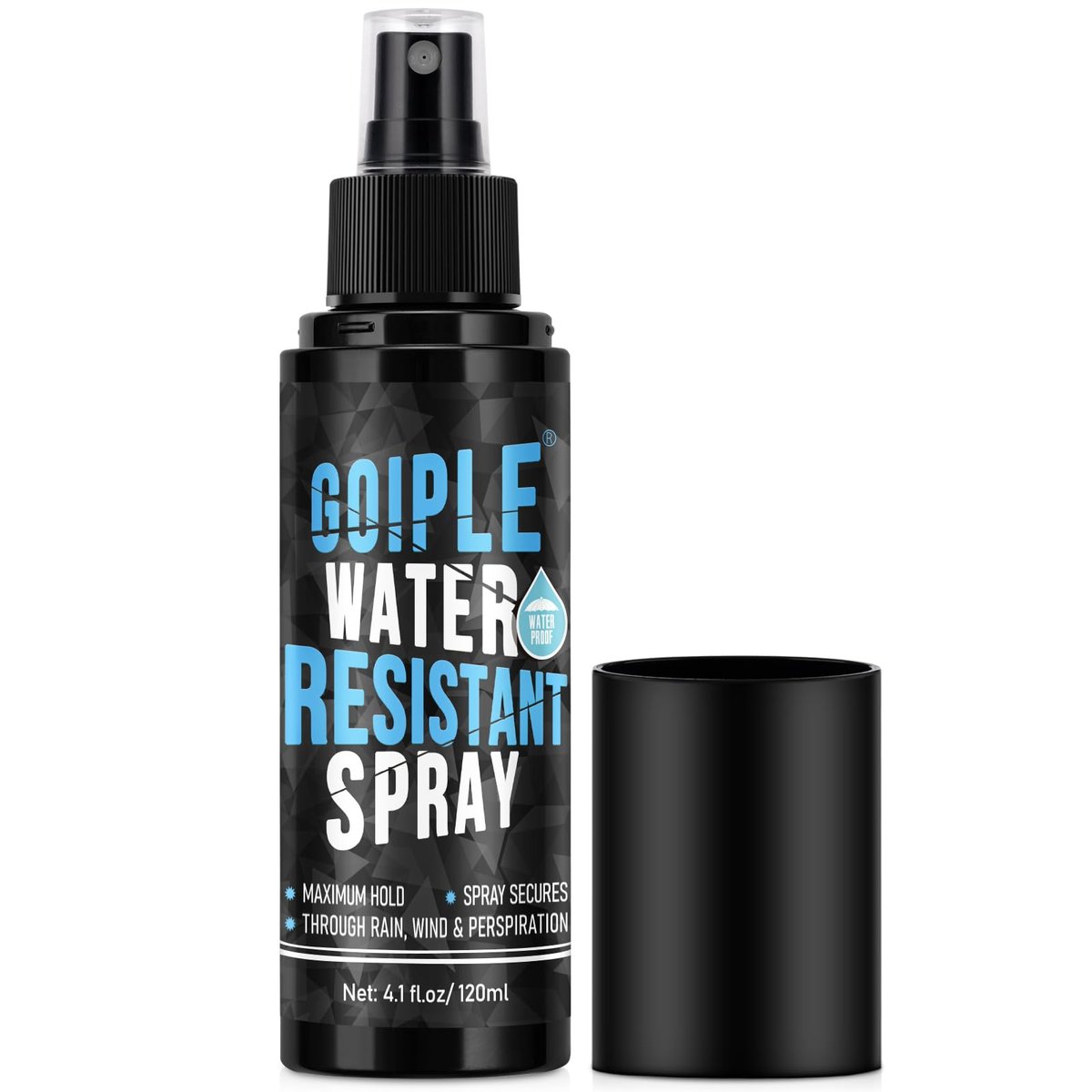 Hair Fiber Water Resistant Spray for Men – Extra Hold, Waterproof Hairline Enhancer & Volumizing Spray for Black Hair & Beard (4 Fl Oz) - görsel 1